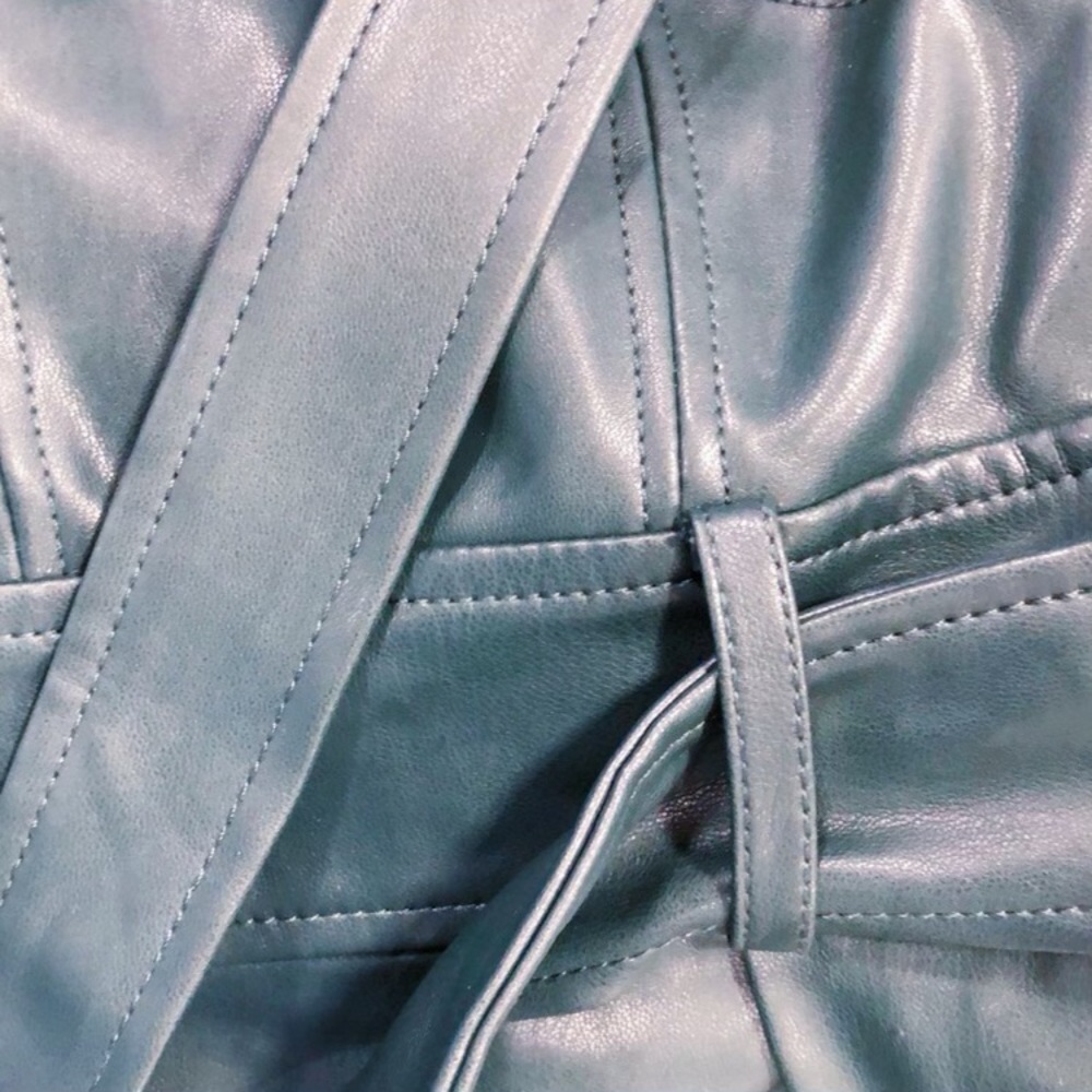 ✨HP NWT Anthro Samira Vegan Leather Jumpsuit - Picture 6 of 8